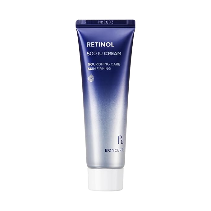 Retinol 500 IU Cream – Gentle Daily Anti-Aging & Hydrating Korean Moisturizer (1.69 fl. Oz/50ml) | Firming & Pore Refining
