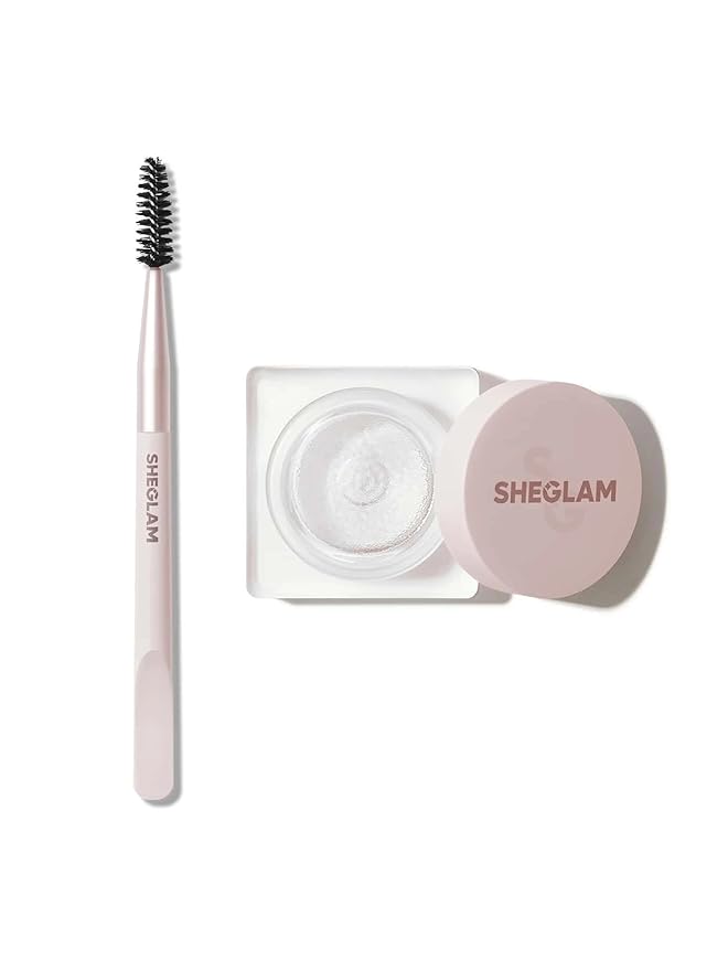 SHEGLAM Set Me Up Brow Hold Eyebrow Gel Long Lasting Waterproof Smudge Proof Shaping Eye Brow Wax - Crystal Clear