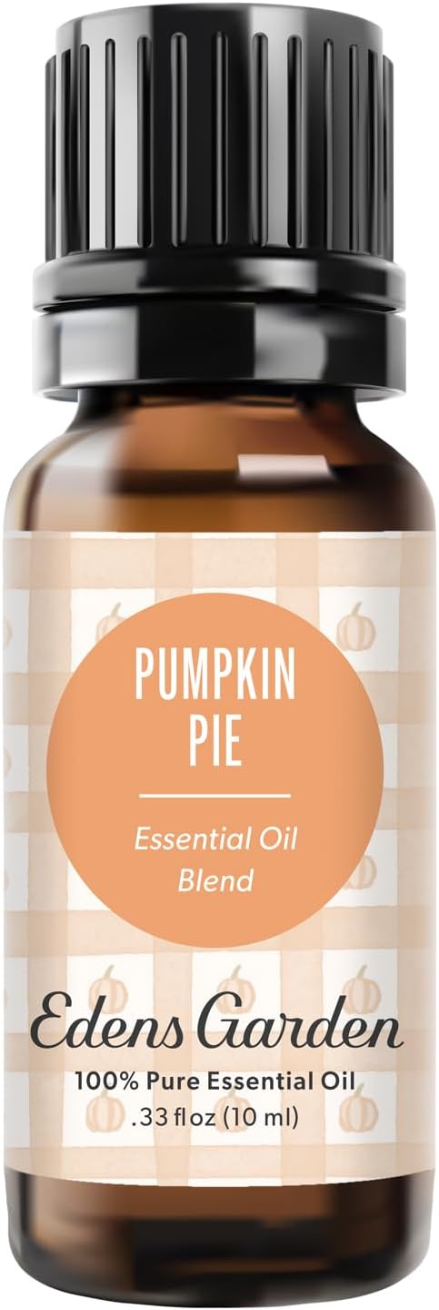 Edens Garden Pumpkin Pie Essential Oil Blend – Fall & Autumn Aroma, 100% Pure Undiluted Aromatherapy for Natural Wellness & Seasonal Gifting – 10 ml (.33 fl oz)