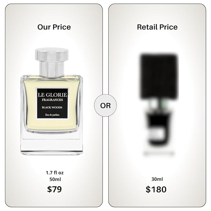 Inspired by Nasomato Black Afgano, Black Woods EDP, Long Lasting 12-14 Hours Perfume Spray for Men, Women, All Skin Types, Cruelty Free - 1.7oz 50ml