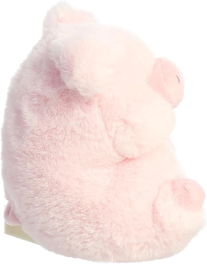 Aurora® Playful Rolly Pet™ Prankster Pig™ Stuffed Animal - Compact Size for On-The-Go Fun - for Adults, Kids, Birthdays, and Anniversaries - Pink 5 Inches