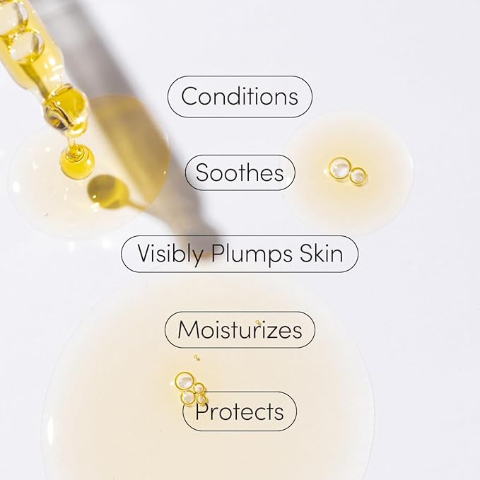 Uncommon Beauty Face Oil - Hydrating, Moisturizing, and Plumping Face Oil for Gua Sha - Featuring Jojoba Seed Oil and Sunflower Seed Oil - Vegan, Cruelty Free, Synthetic Fragrance Free, 1 FL OZ