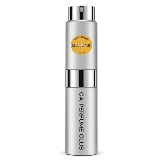 CA Perfume Impression of Kedu Sesame for Women and Men Chypre Floral Scent Long Lasting Unisex Fragrance Eau De Parfum Travel Size Refillable Atomizer Spray 0.27 Fl Oz 8ml