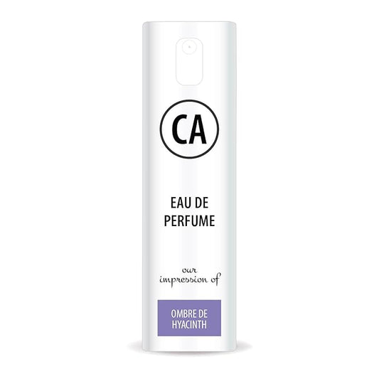 CA Perfume Impression of Ombre De Hyacinth Unisex Eau De Parfum Floral Scent Long Lasting Unisex Fragrance Travel Size TSA Ready for Day and Night Wear 0.33 Fl Oz 10ml