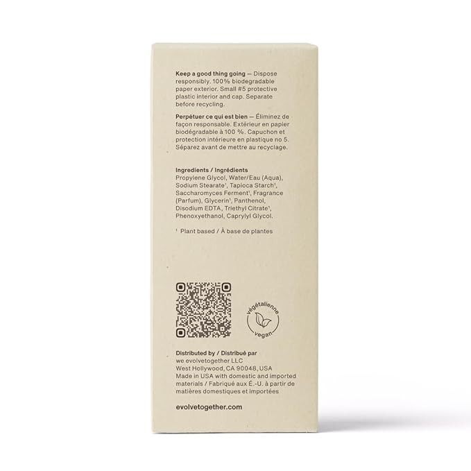 evolvetogether Aluminum Free Natural Deodorant Duo for Women & Men | Mandarin, Oud & Patchouli | Neutralizes Odors, Soothes Skin | Vegan, Cruelty-Free, Baking Soda Free | Made in USA (Monaco 1.69 Oz)