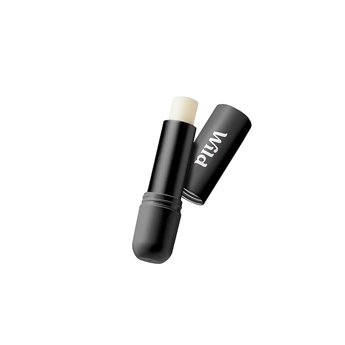 Wild Refillable Lip Balm Starter Kit - Includes Black Aluminum Case & 3 Pack Lip Balm Refills in a Variety of Scents - Includes Passionfruit Swirl, Original and Coconut & Vanilla Scents