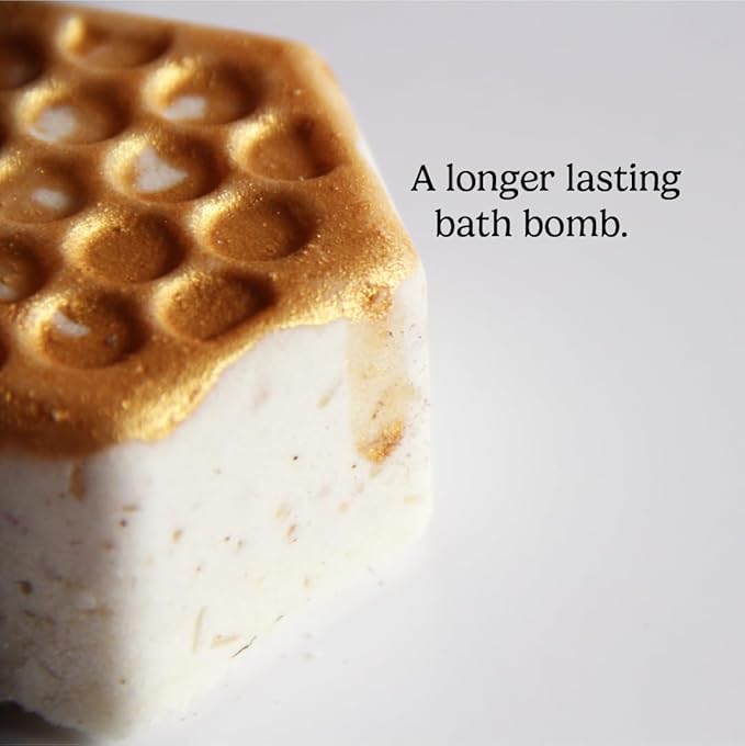 PACHA SOAP Co. Froth Bath Bomb 3 Pack, Sweet Honey Almond - Nourishing, Moisturizing, Naturally Derived & Handcrafted in The USA