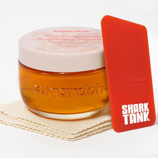 Sugardoh Sugar Waxing Kit for Women As Seen On Shark Tank (Mini Kit Firm) Face, Arms, & Legs, Sugar Wax Hair Removal- Sugaring Tiktok Viral Products- Bikini Wax Kit for Women - Sugaring Kit