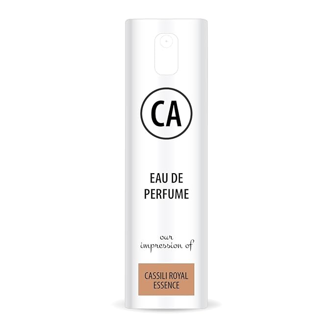 CA Perfume Impression of Cassili Royal Essence for Women Eau De Parfum Amber Floral Scent Long Lasting Perfumes for Women Travel Size TSA Ready for Day and Night Wear 0.33 Fl Oz 10ml