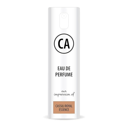 CA Perfume Impression of Cassili Royal Essence for Women Eau De Parfum Amber Floral Scent Long Lasting Perfumes for Women Travel Size TSA Ready for Day and Night Wear 0.33 Fl Oz 10ml
