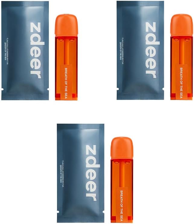 Smart Electric Oral Spray Refill for PW13 – 3-Pack (Breath of The Sea) – Ocean-Inspired Coolness for a Crisp, Clean Feel