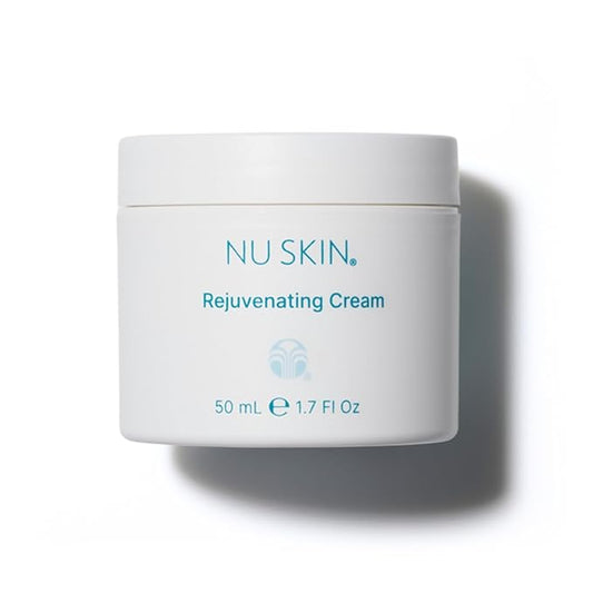 Nu Skin Rejuvenating Cream | Expertly Formulated Moisturizer for Dry Skin, Infused with Hyaluronic Acid, Nourishing Vitamins, and Unique Moisture-Binding Technology | 1.7 Fl Oz | 1 Pack