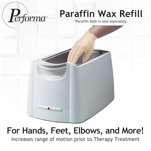 Performa Paraffin Wax Refill, 1 Pound Citrus Scented Beads, Case of 6, Paraffin Bath Wax, Medical Grade Paraffin Wax for Paraffin Bath, Wax Refill for Wax Bath, Good for Hands & Feet