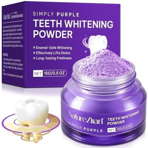 Teeth Whitening Powder - Teeth Whitening - Removes Stains - No Sensitivity - Enamel-Safe Toothpaste Power