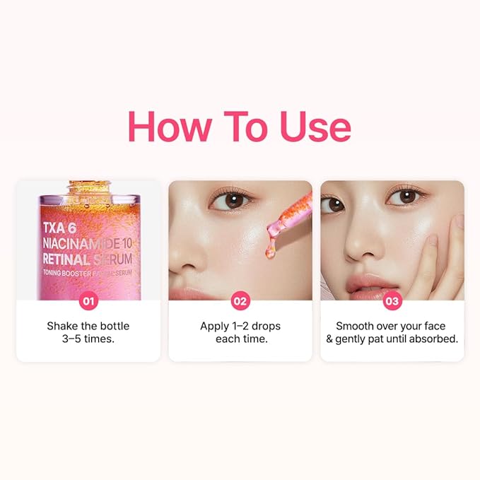 PURITO TXA 6% + Niacinamide 10% + Retinal Facial Serum | for Dark Spots, Hyperpigmentation, Uneven Tone | High-Level Tranexamic Acid 6% | Korean skincare, 30mL 1.01 fl.oz