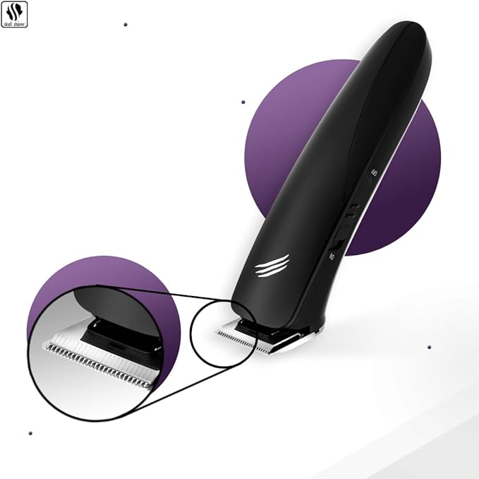 Skull Shaver Pitbull Gold PRO Electric Razor & Baby Beast Trimmer - Premium Cordless Electric Shaver for Men - for Wet & Dry Shaving - Features LED Battery Display - Comes with Travel Pouch