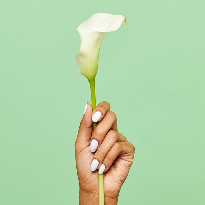 Nailtopia - Plant-Based Chip Free Nail Lacquer - Non Toxic, Bio-Sourced, Long-Lasting, Strengthening Polish - So Fresh, So Clean (White) - 0.41oz