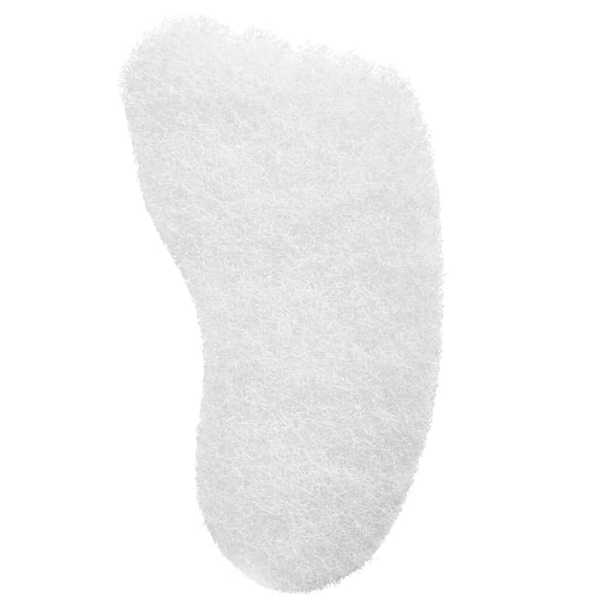 HartFelt Foot Scrub Sponge Exfoliator, Callus and Dead Skin Remover for Heel, Toes, and Foot, 25 Count, White