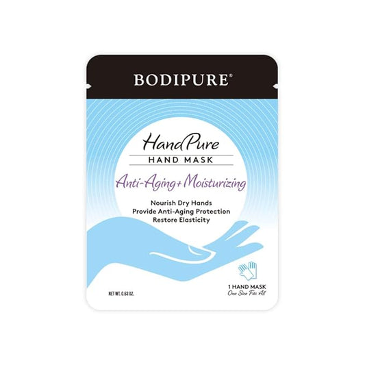 Bodipure HandPure Moisturizing Hand Gloves Manicure Kit Soft Hand Mask & Manicure Gloves - Moisturizing Hand and Nail Treatment And Strengthener (100 Packs)