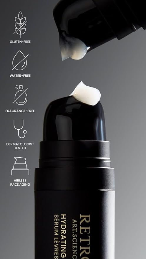 RETROUVÉ Women's Hydrating Lip Serum, Clear, One Size