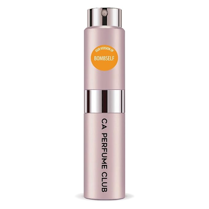 CA Perfume Impression of Bombself for Women Floral Fruity Scent Long Lasting Perfumes for Women Eau De Parfum Travel Size Refillable Atomizer Spray 0.27 Fl Oz 8ml