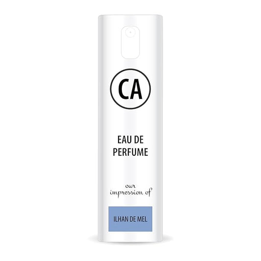 CA Perfume Impression of Ilhan De Mel Unisex Eau De Parfum Floral Scent Long Lasting Unisex Fragrance Travel Size TSA Ready for Day and Night Wear 0.33 Fl Oz 10ml