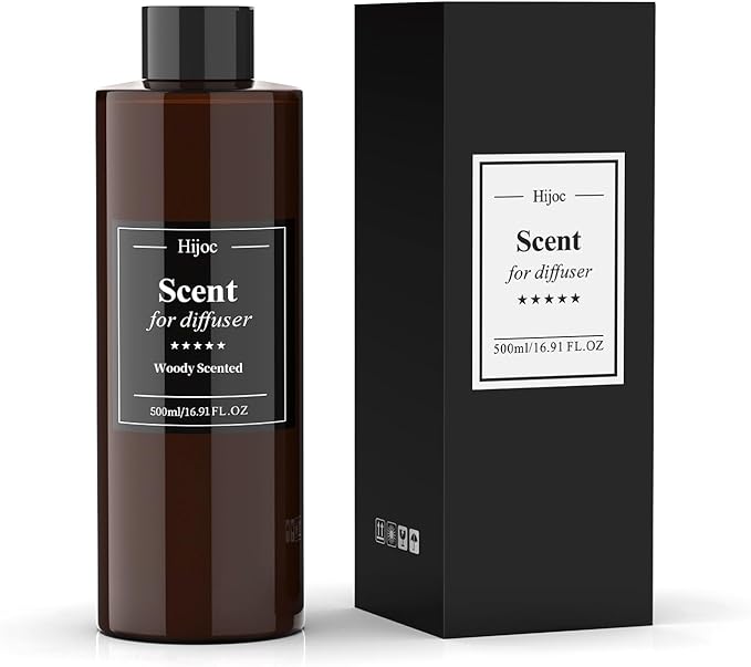 Woody Scent for Hotel Essential Oil for Waterless Diffuser Refill Fragrance Oils for Home,Spa & Office,500ml(16.9fl oz)