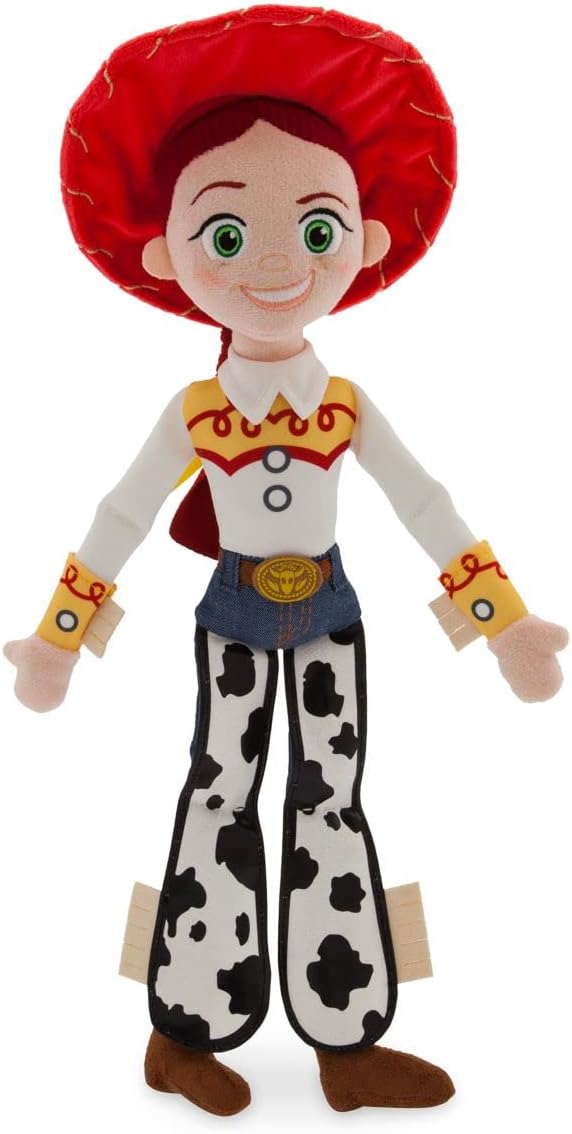 Disney Store Official Toy Story Plush, Jessie, Iconic Cuddly Toy Character with Embroidered Eyes and Soft Plush Features, Suitable for All Ages