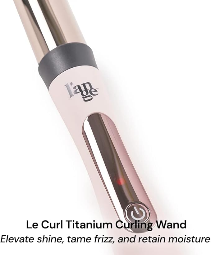 L'ANGE Hair Le Curl 32 MM Titanium Curling Wand | Professional 1.25 Inch Curling Iron for All Hair Types | Clip Free Hair Curler | Best Curling Wand for Tighter Curls & Beach Waves