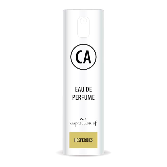 CA Perfume Impression of Hesperides Unisex Eau De Parfum Aromatic Scent Long Lasting Unisex Fragrance Travel Size TSA Ready for Day and Night Wear 0.33 Fl Oz 10ml