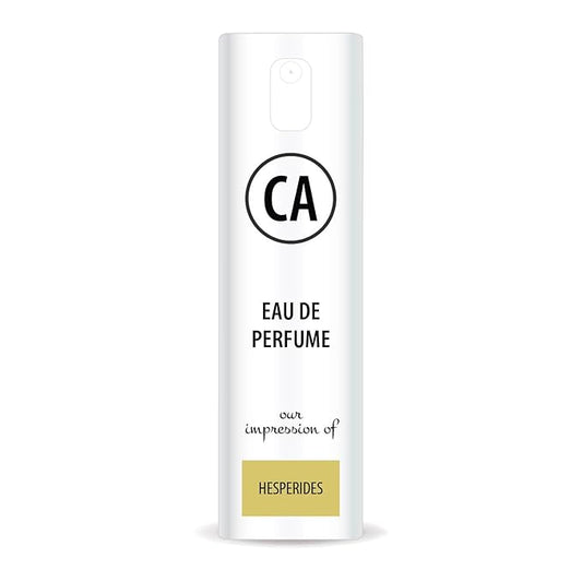 CA Perfume Impression of Hesperides Unisex Eau De Parfum Aromatic Scent Long Lasting Unisex Fragrance Travel Size TSA Ready for Day and Night Wear 0.33 Fl Oz 10ml