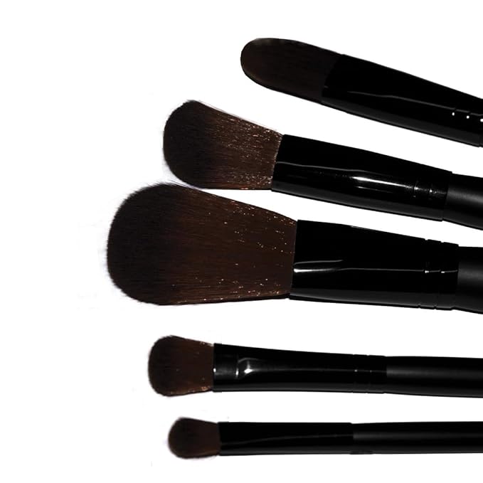 Palladio Flat Shadow Brush, Eyeshadow Flawless Blending, Perfect to Contour, Soften Edges, Smooth Finish, Synthetic Natural Bristles, Soft Feel, Comfortable Grip, Professional Application