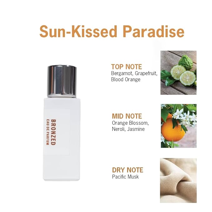 APOTHIA - Bronzed Travel Eau de Parfum | Bronzed Perfume Orange Blossom & Jasmine | Award Winning Fragrance | Premium Ingredients | Long Lasting Scent | 0.4 oz | 12 ml | Convenient Travel Size