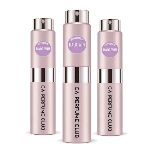 CA Perfume Impression of Halo-win for Women Amber Floral Scent Long Lasting Perfumes for Women Eau De Parfum Travel Size Refillable Atomizer Spray 0.27 Fl Oz 8ml