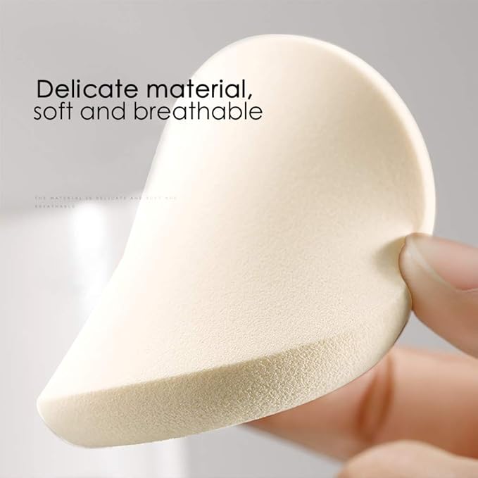 40 PCS Makeup Blenders Sponges Set, Use for Dry and Wet, Perfect for Full Face Curve Blending, Cream, Liquid, Powder Foundation Cosmetics, Latex Free & Soft & Flexible, Round