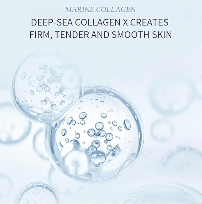 Collagen Anti-Aging Face Sheet Mask, Set of 10 – Firming & Hydrating Skincare with Hyaluronic Acid – Moisturising Repair Treatment for Sensitive Skin – Holiday-Ready Glow for Women & Men