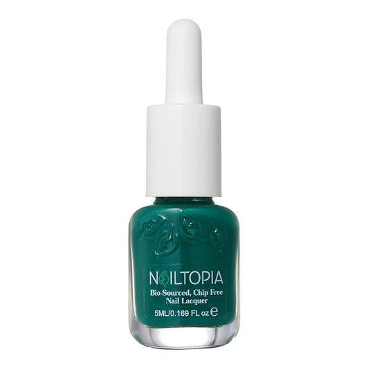 Nailtopia Bio-Sourced, Chip-Free Nail Lacquer - Fast Dry Nail Polish - Superfood-Infused - Natural Nail Polish - Oh Kale Yeah - 0.169 oz