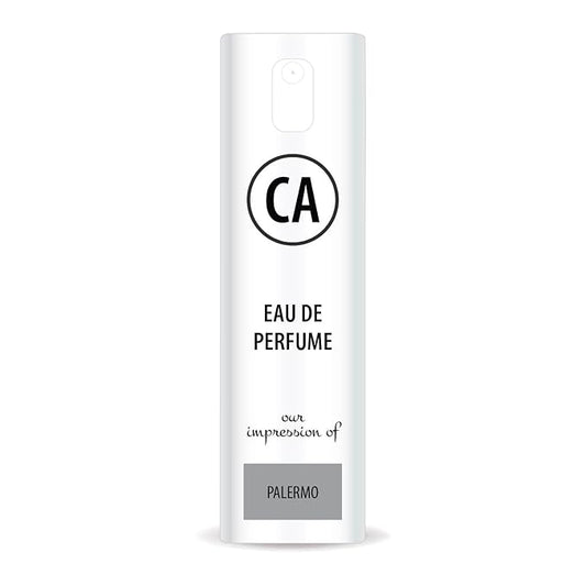 CA Perfume Impression of Palermo for Women Eau De Parfum Citrus Scent Long Lasting Perfumes for Women Travel Size TSA Ready for Day and Night Wear 0.33 Fl Oz 10ml