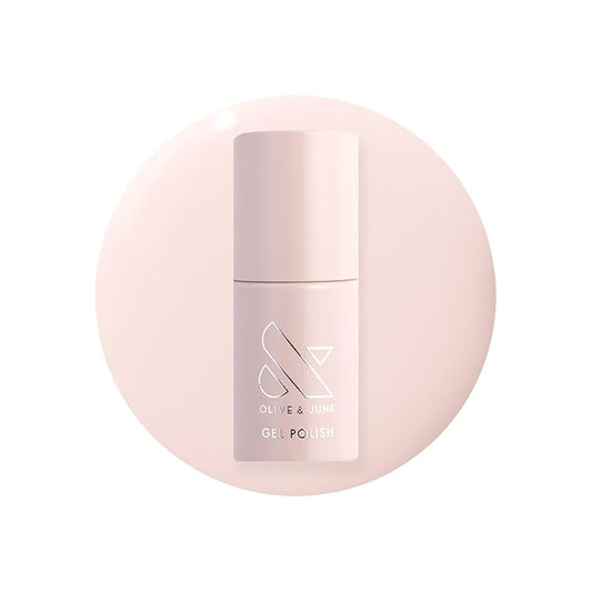 Olive & June Gel Polish | UV LED Nail Lamp Needed | Long Lasting Formula | Up to 21 Days of Wear | Damage-Free Removal | Salon-Quality Manicure, Pedicure at Home | GH | Baby Pink
