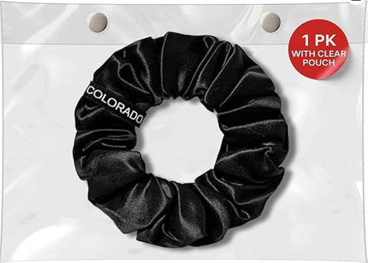 SUNDAYSILKS™ Luxurious Mulberry Silk Scrunchies for Women & Girls | No-Slip, Silky Hair Ties for Natural, Curly, Thin or Thick Hair | Gentle Hold for Ponytails & Sleep | Mini to Large Sizes [1 Pack]