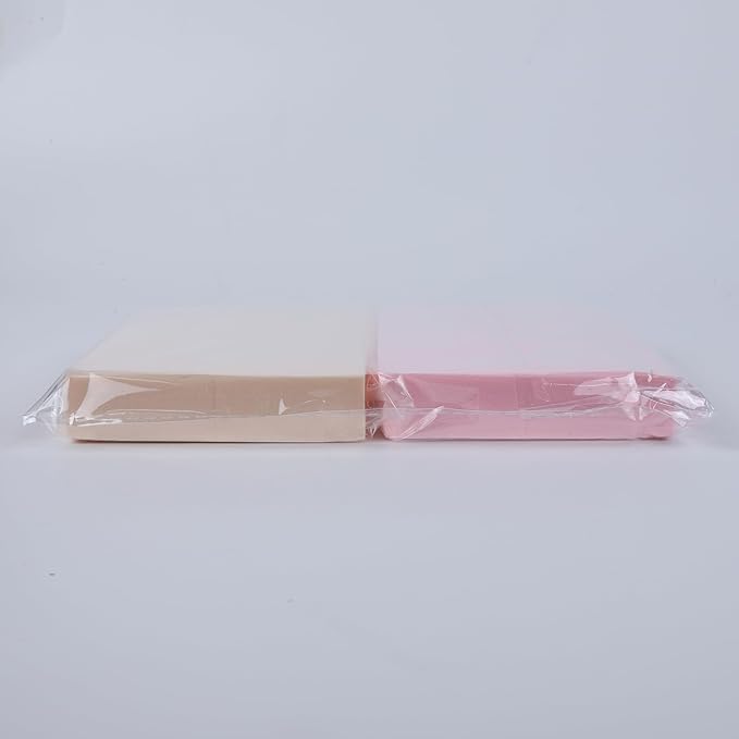 Teenitor 48 Pieces Makeup Sponge Blender For Face Curve Blending, Latex Free Small Wedge Shaped Smooth Apply Beauty Sponge Applicator For Liquid Cream Foundation Festival Makeup