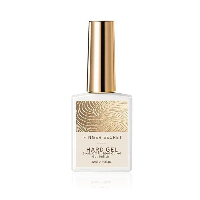 18ml Strong Hard Gel - Nail Pre Primer Before Base Coat for Builder Gel Polish Artificial Acrylic Nails Press on Nail Tips, Prevent Lifting Professional-Grade Nail Supplies for Salon