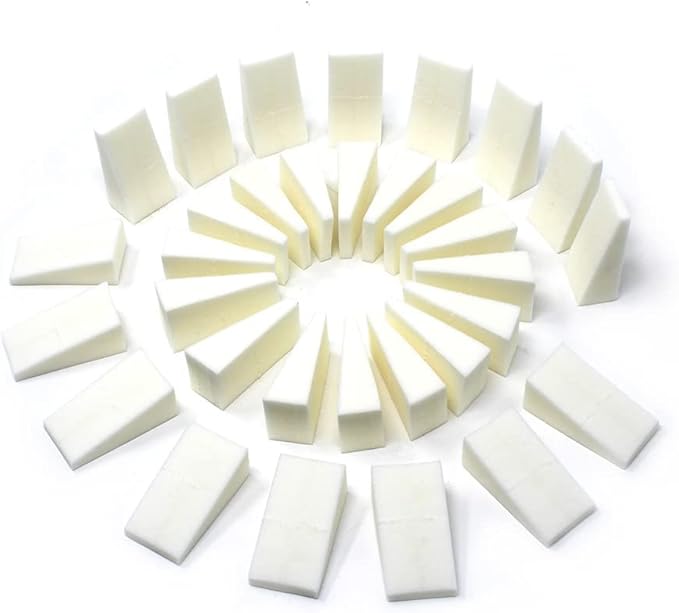 Amazon Basics Cosmetic Foam Wedges For Makeup, 32 Count