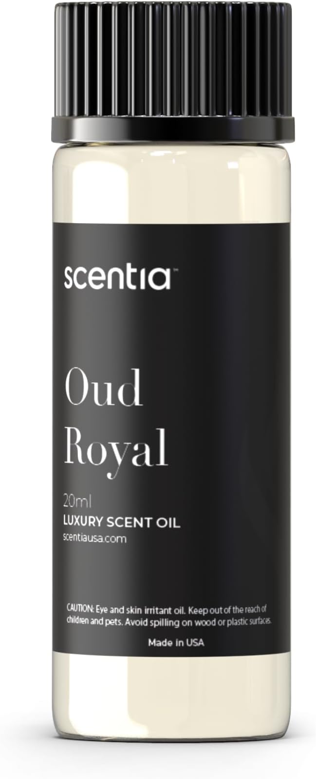 Scentia Oud Royal Hotel Diffuser Oil 20 ml | Oud Royal for Scent Diffuser | Luxurious Aroma, Niche Scent, Cardamom, Rosewood & Oud | 20ml Aromatherapy Fragrance - Thanksgiving & Holiday Gift