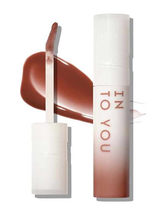 INTO YOU Lip Stain Long Lasting, Lip Gloss, Lip Tint, Lip Plumper Gloss, Glitter Lip Gloss, Liquid Lipstick, Vivid Color, Smudge-Proof, Lightweight, Naturally Moisturizing, Lip Oil For Dry Lips (CC08)