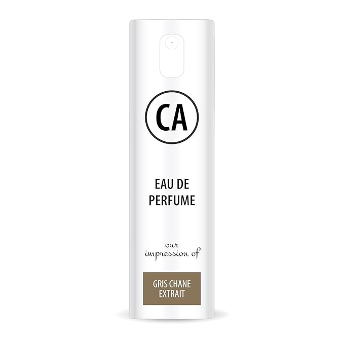 CA Perfume Impression of Gris Chane Extrait Unisex Eau De Parfum Woody Spicy Scent Long Lasting Unisex Fragrance Travel Size TSA Ready for Day and Night Wear 0.33 Fl Oz 10ml