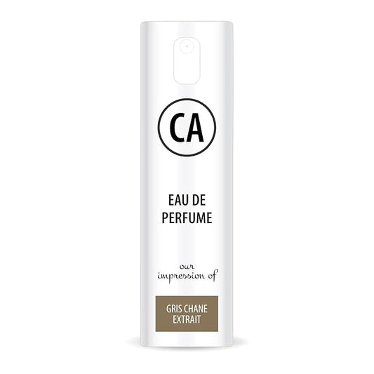 CA Perfume Impression of Gris Chane Extrait Unisex Eau De Parfum Woody Spicy Scent Long Lasting Unisex Fragrance Travel Size TSA Ready for Day and Night Wear 0.33 Fl Oz 10ml