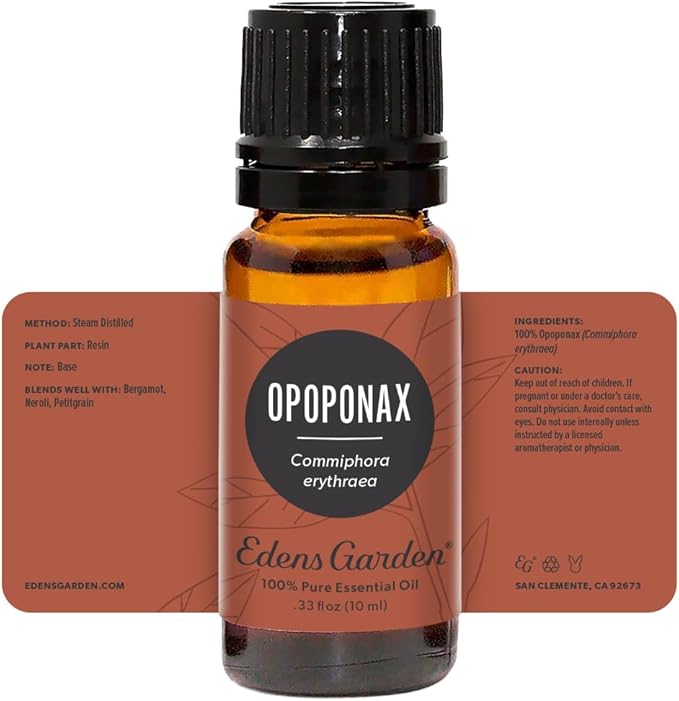Edens Garden Opoponax Essential Oil- 100% Pure Premium Grade, Undiluted, Natural, Therapeutic, Aromatherapy, The Best for Diffuser, Hair, Candle, Laundry 10 ml (.33 fl oz)