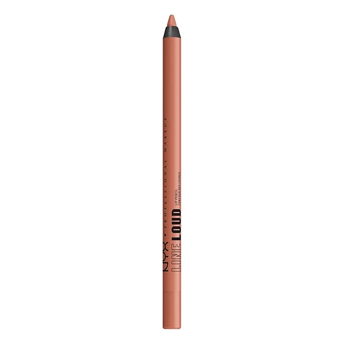 NYX PROFESSIONAL MAKEUP Line Loud Lip Liner, Longwear and Pigmented Lip Pencil with Jojoba Oil & Vitamin E - Daring Damsel (Light Warm Peach Nude)