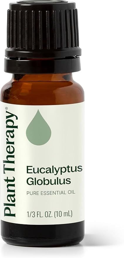 Plant Therapy Eucalyptus Globulus Essential Oil 10 mL (1/3 oz) for Diffuser, Skin, Hair, Aromatherapy DIYs, and Clear Breathing, 100% Pure, Undiluted, Therapeutic Grade
